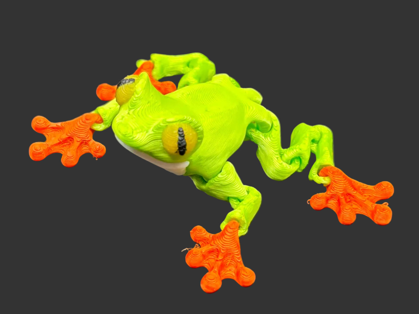 Articulated 3D printed Tree Frog Figurine