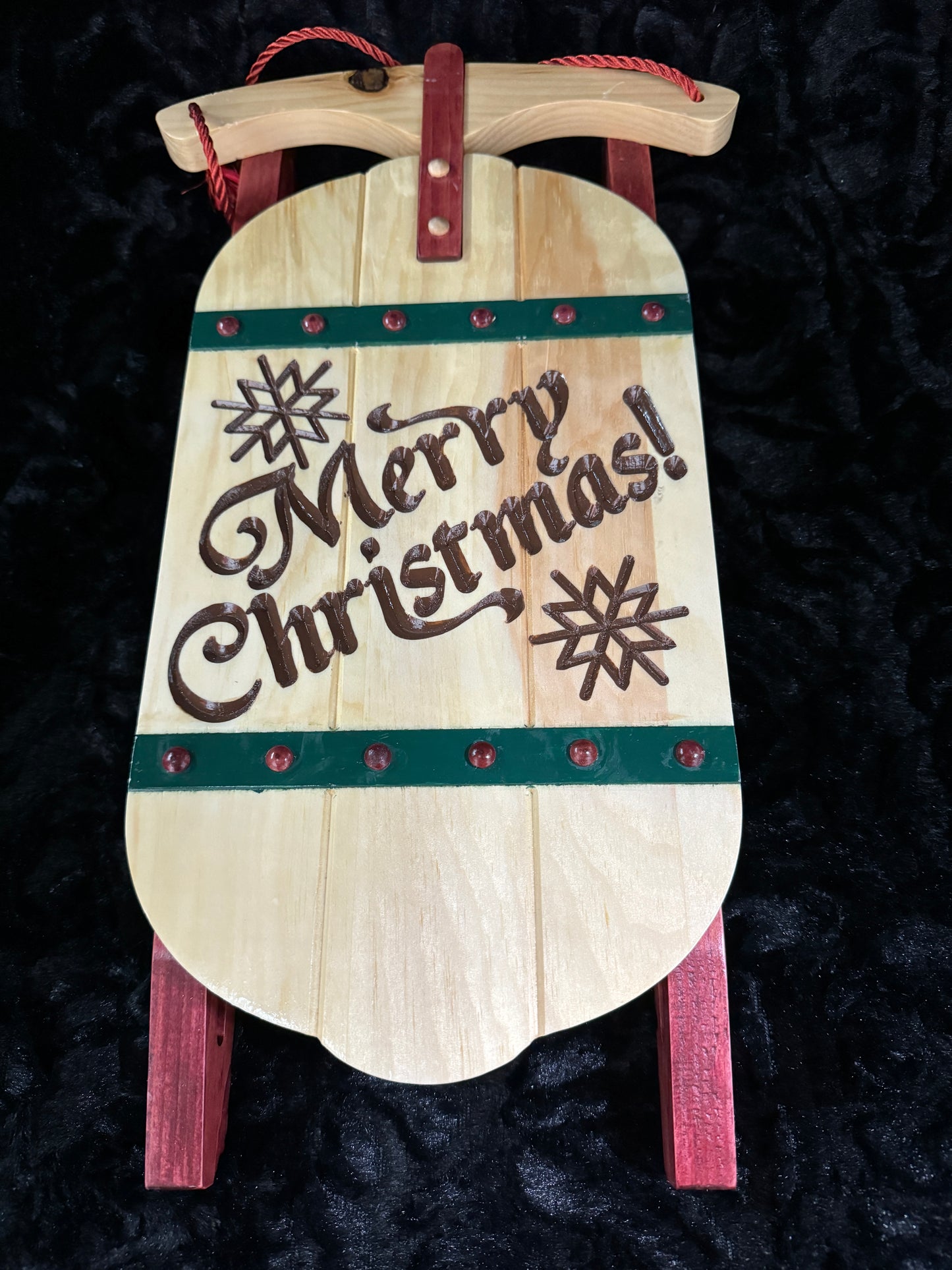 Wooden Christmas Sleigh
