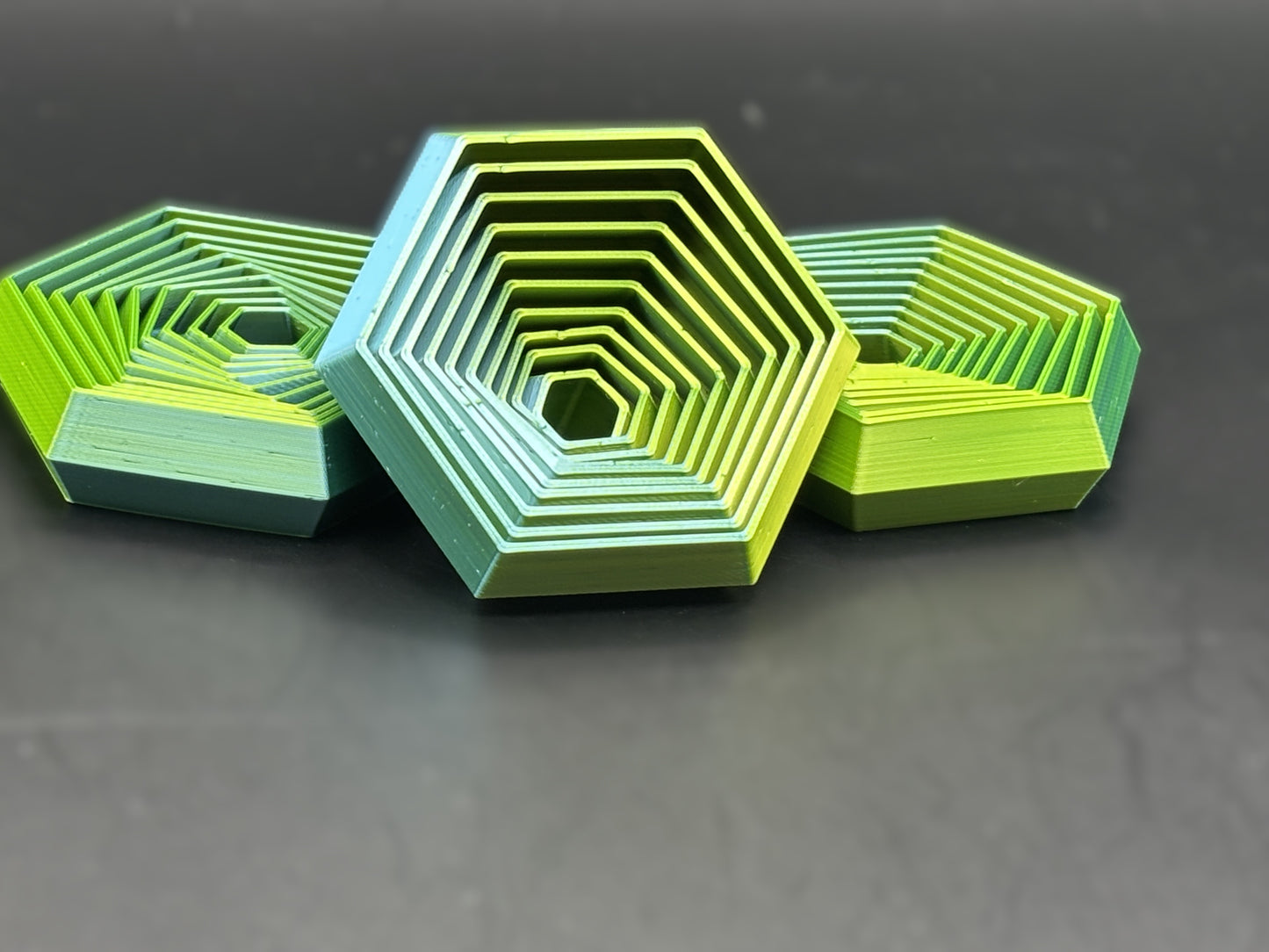 3D printed Hexagon Fidgets
