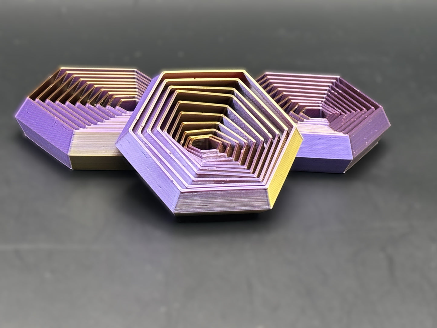 3D printed Hexagon Fidgets