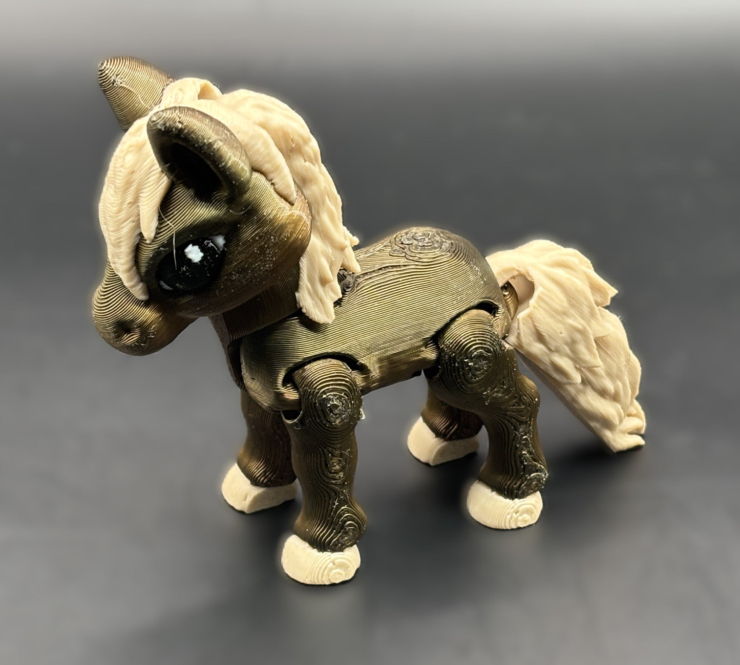 Articulated 3D printed Horse Figurine