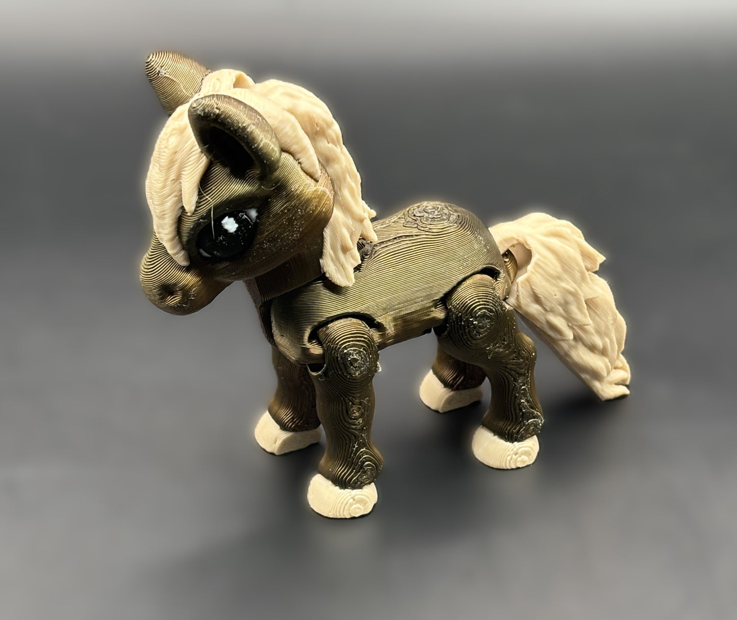 Articulated 3D printed Horse Figurine