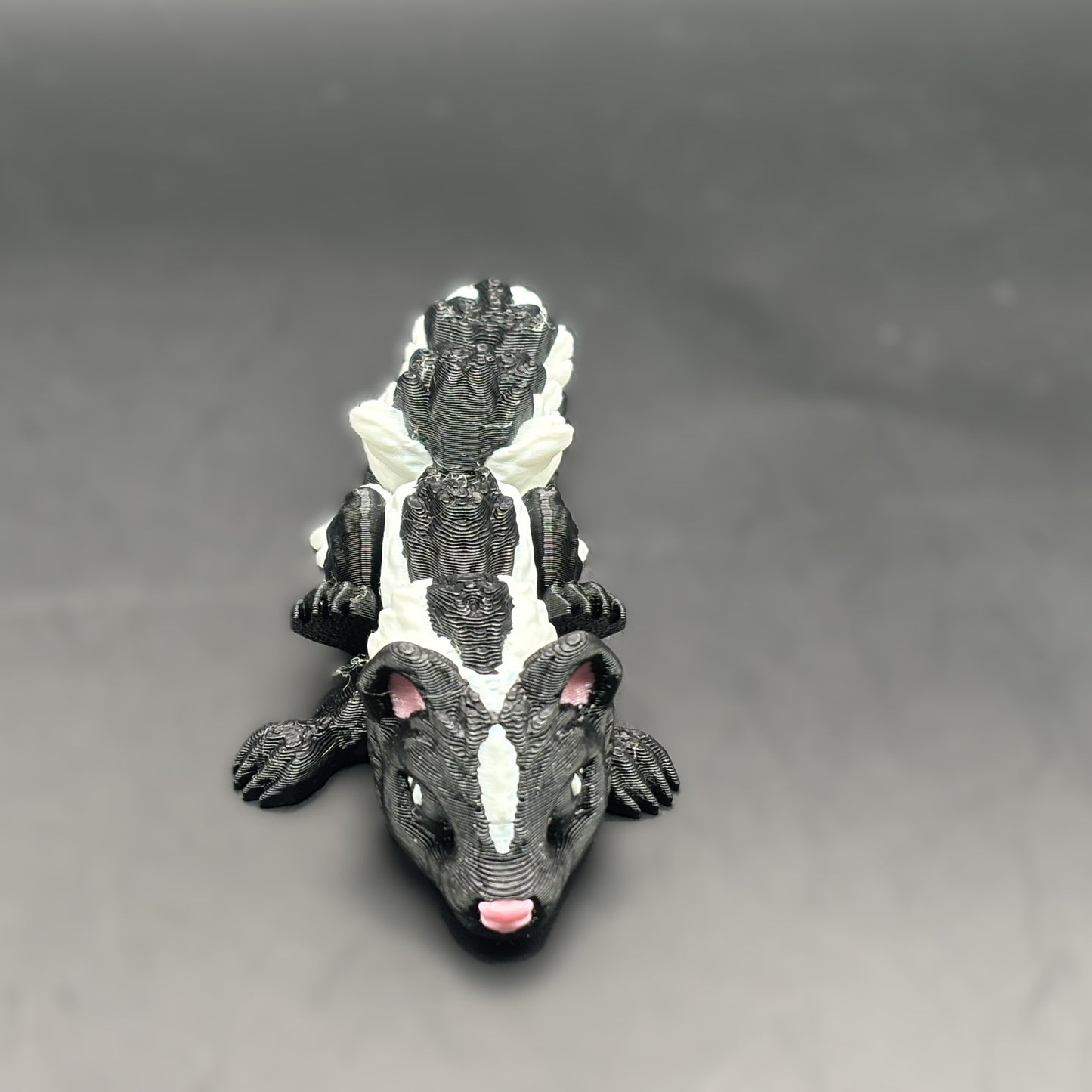 Articulated 3D printed Skunk Figurine