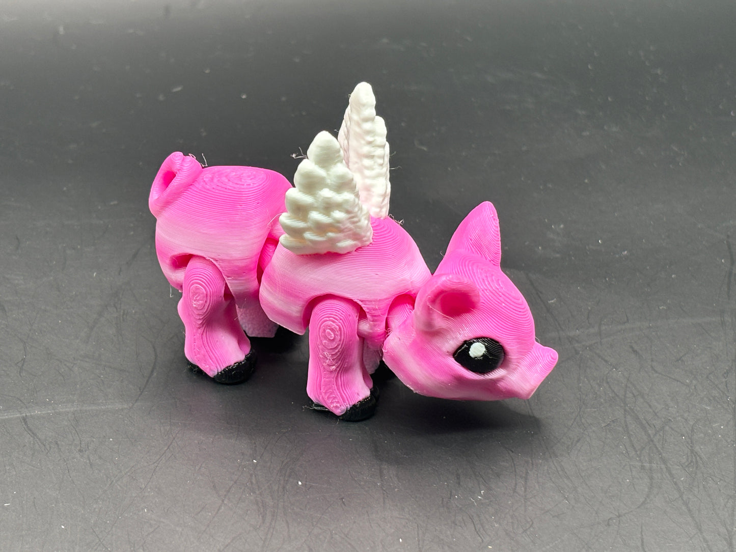 Articulated 3D printed Pigs Figurines