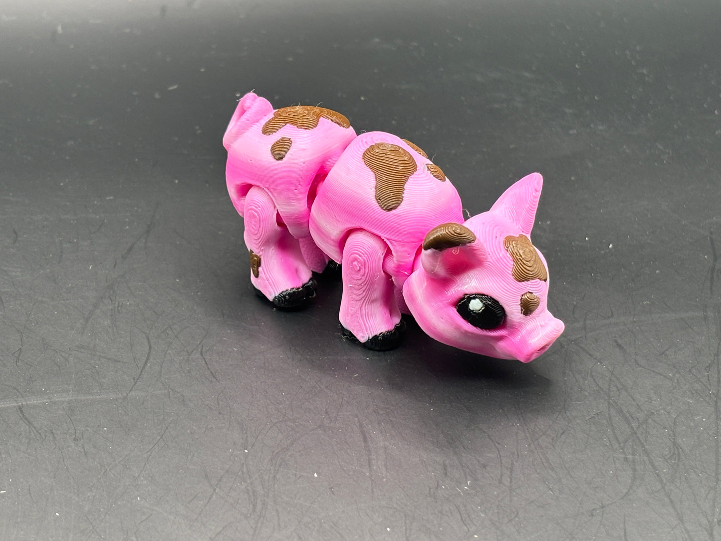 Articulated 3D printed Pigs Figurines