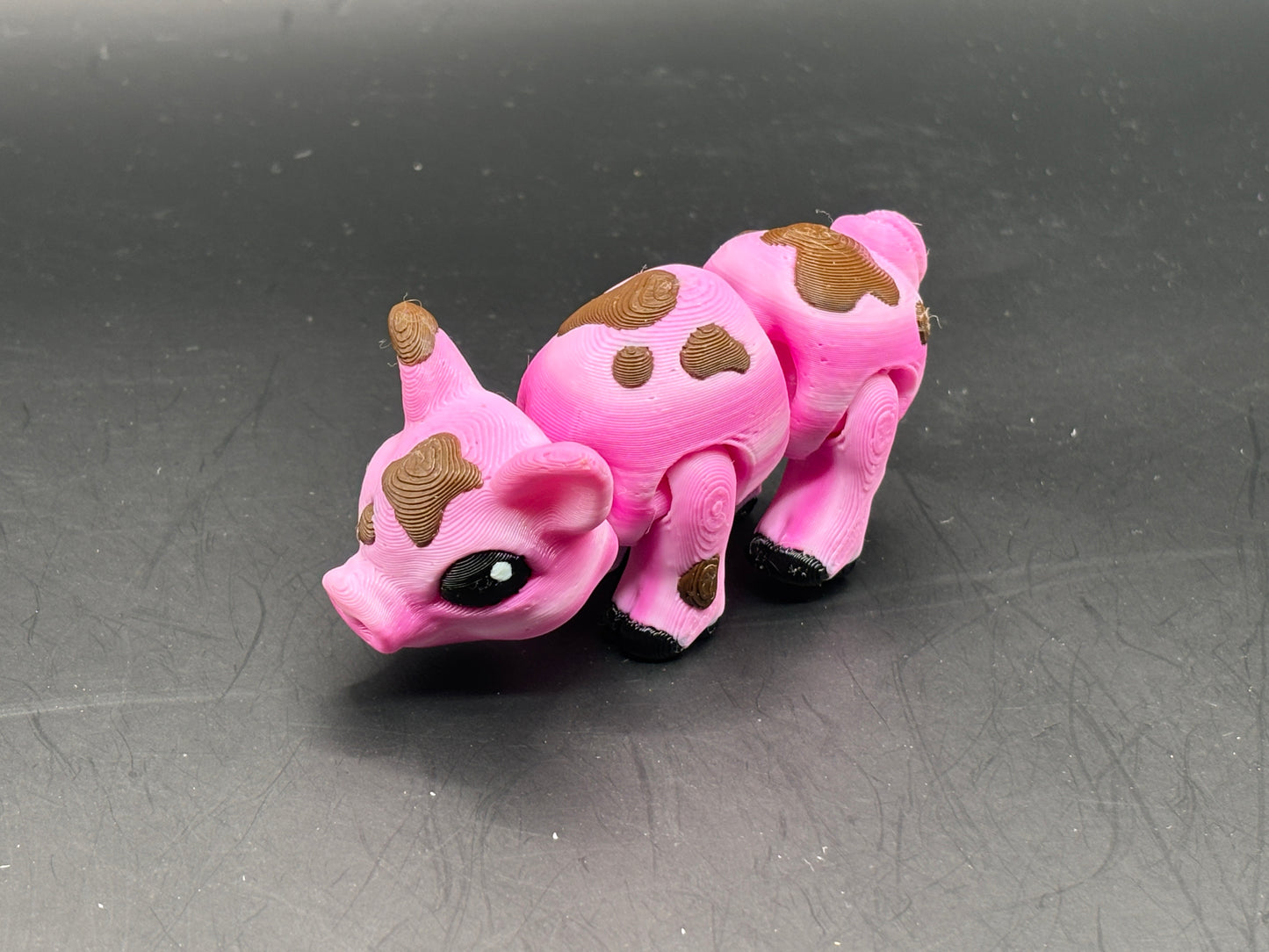 Articulated 3D printed Pigs Figurines