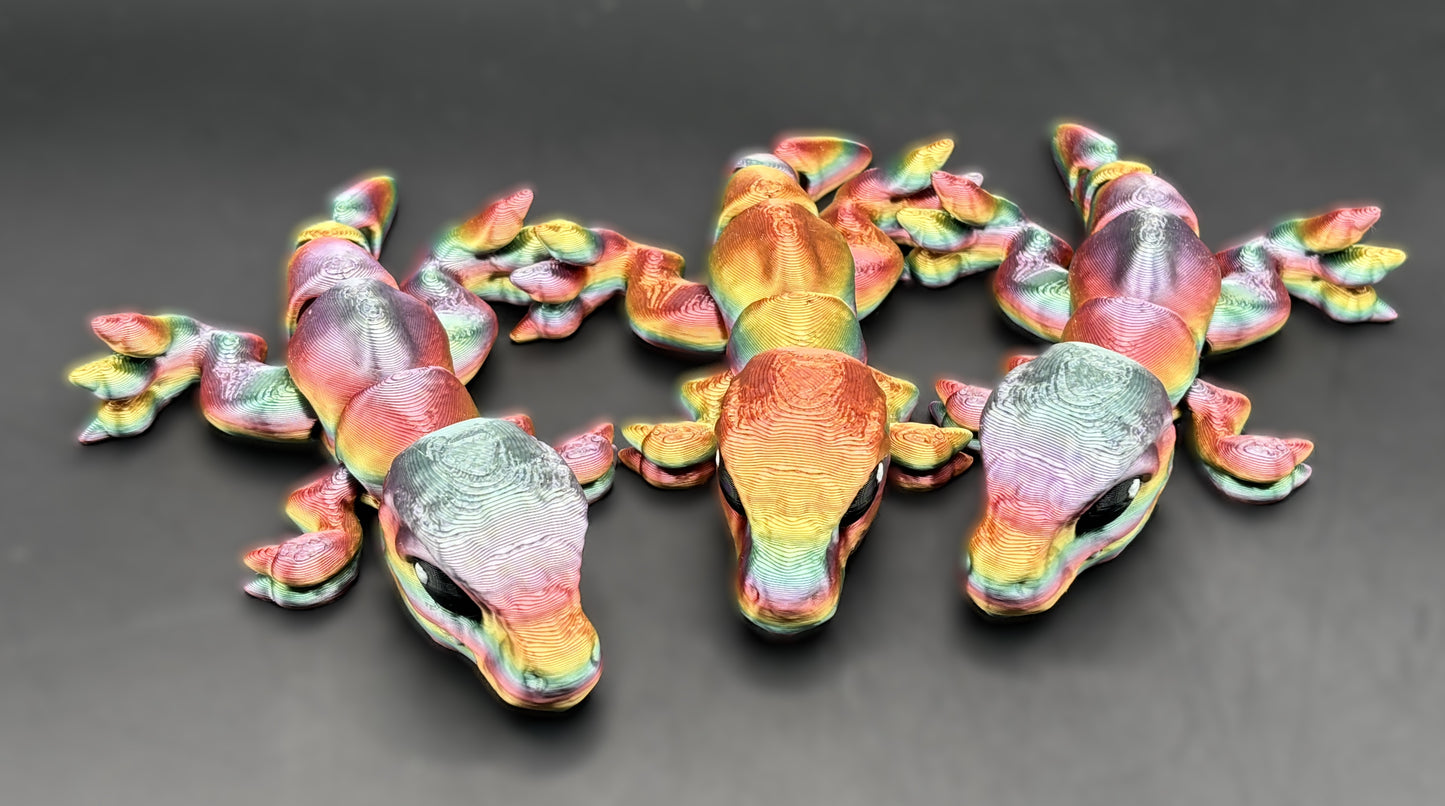 Articulated 3D printed T Rex Figurines