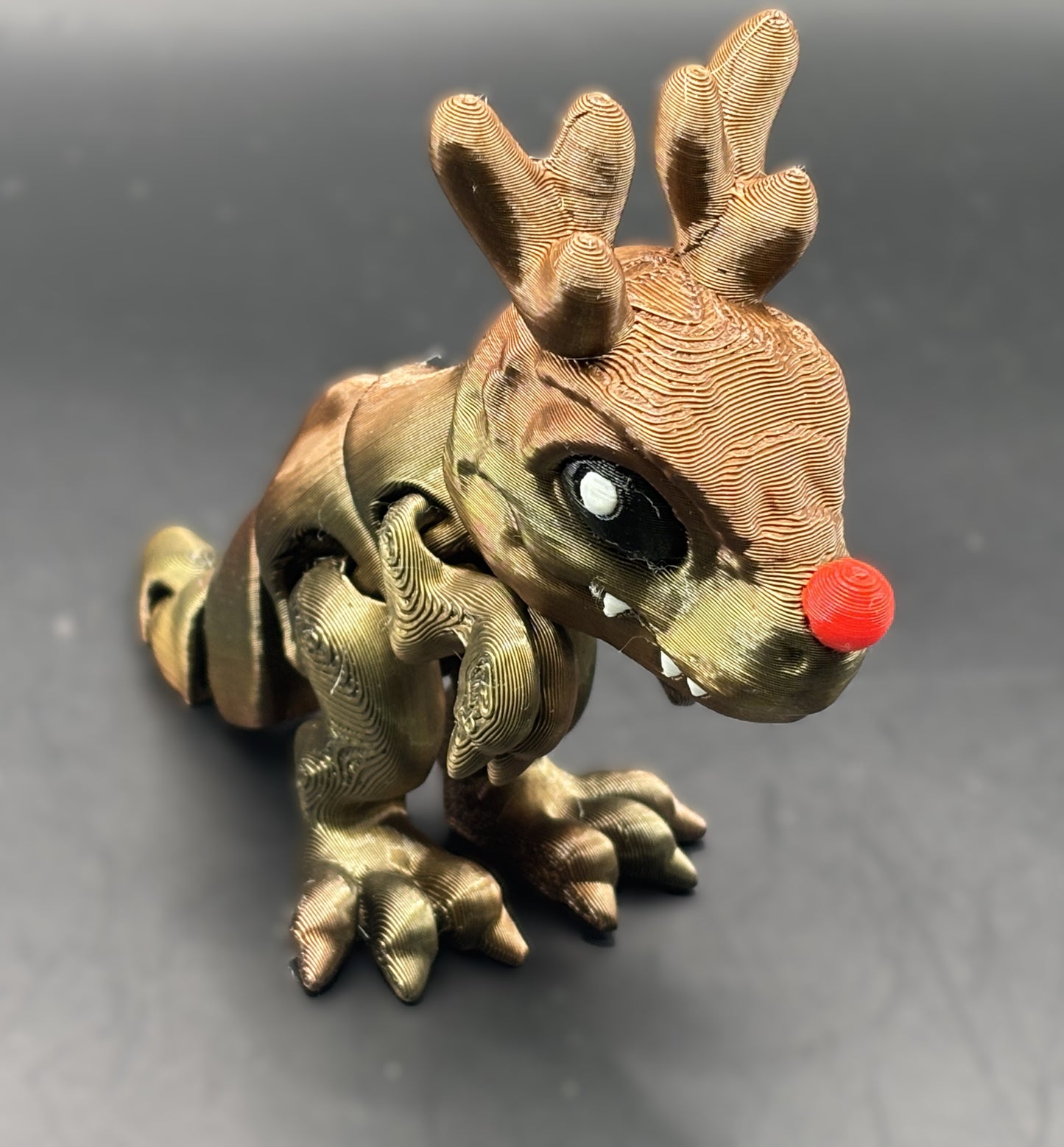 Articulated 3D printed T Rex Figurines