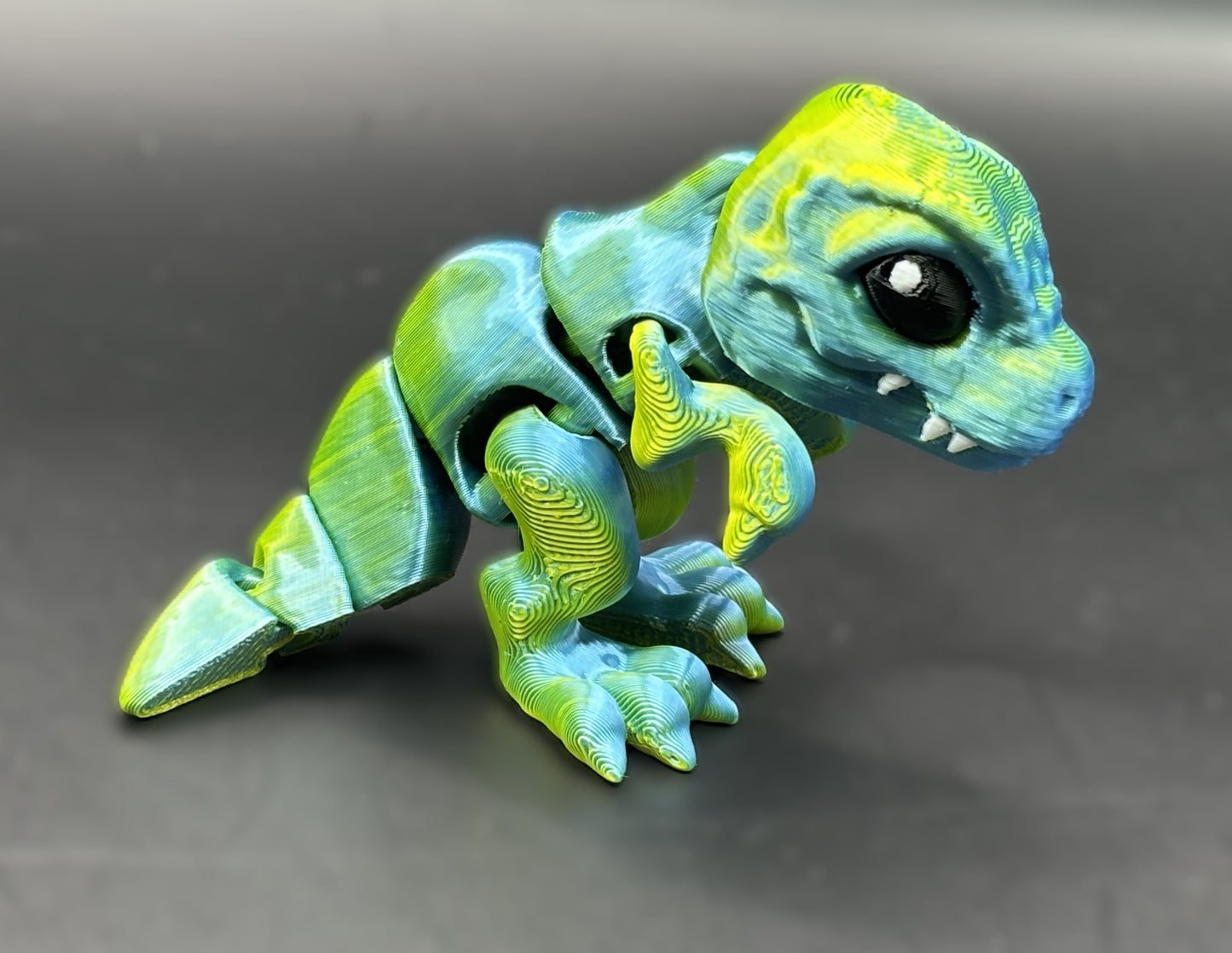 Articulated 3D printed T Rex Figurines