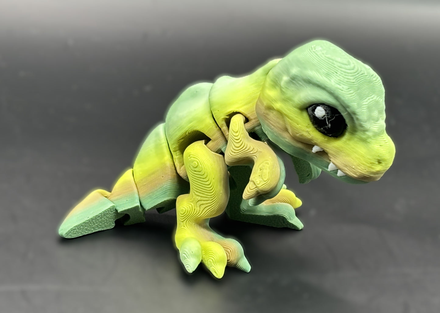 Articulated 3D printed T Rex Figurines