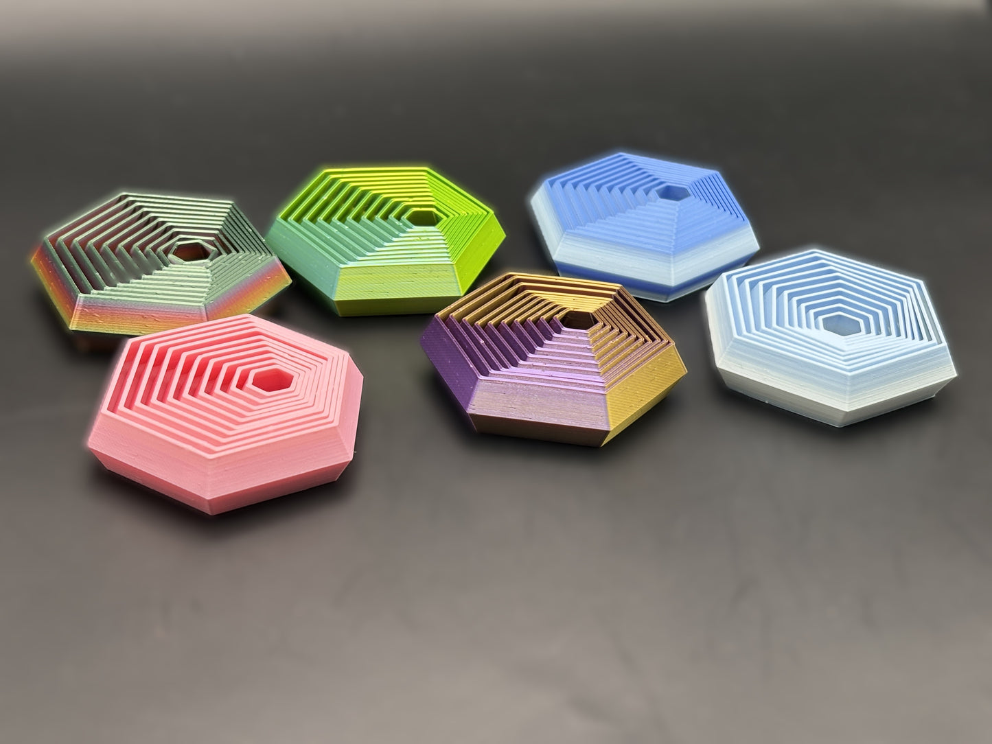 3D printed Hexagon Fidgets