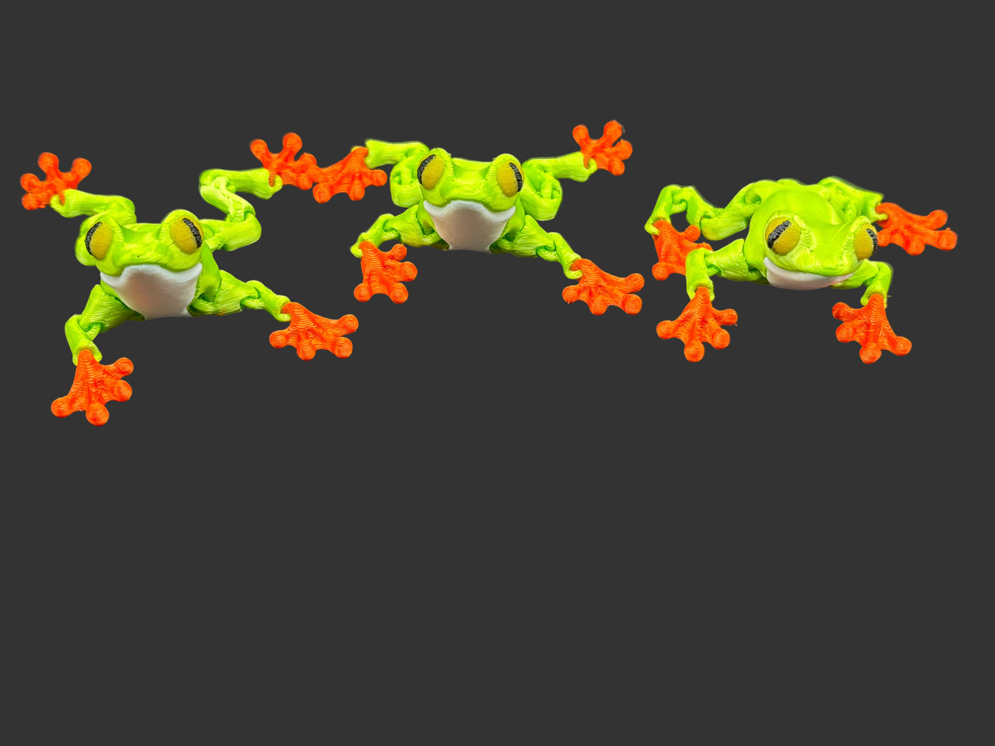 Articulated 3D printed Tree Frog Figurine