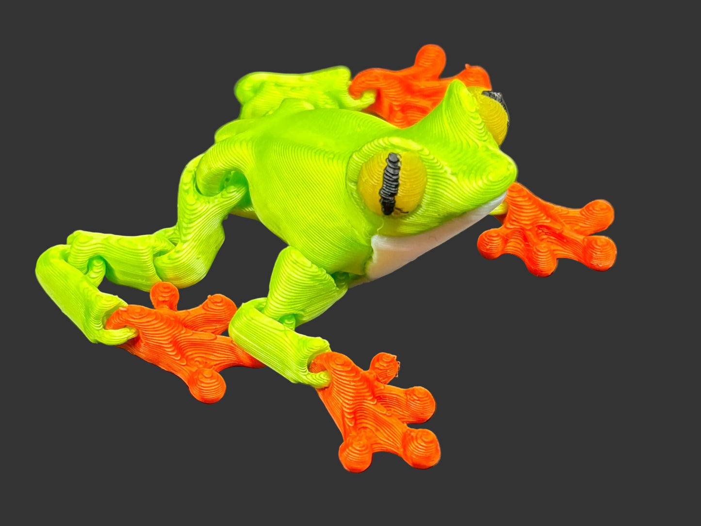 Articulated 3D printed Tree Frog Figurine