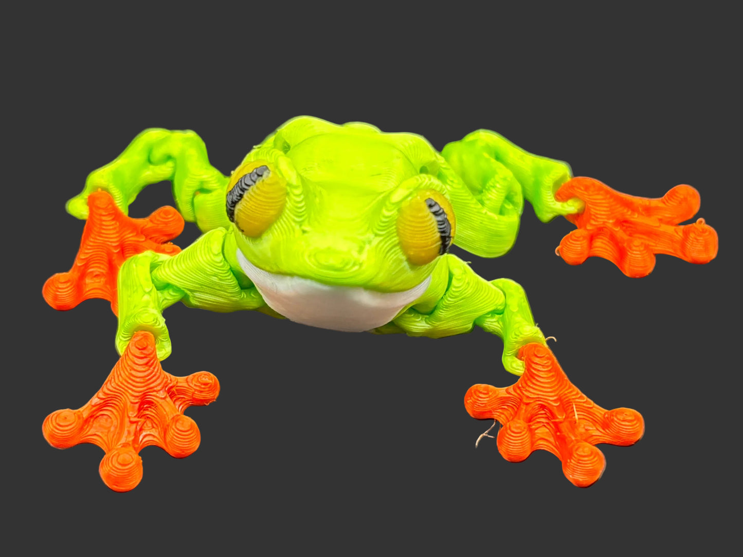 Articulated 3D printed Tree Frog Figurine