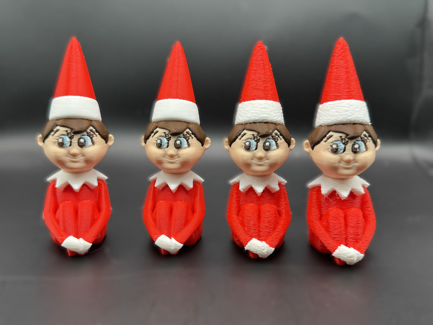 Articulated 3D printed Elf On the Shelf Figurine