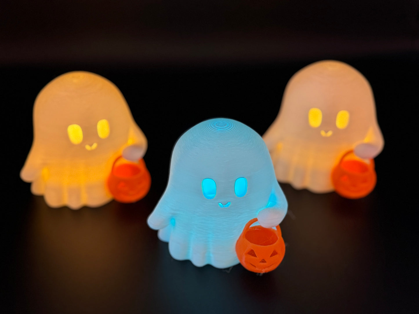 3D printed Lighted Ghost Figurine