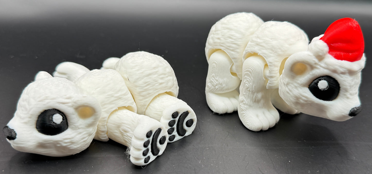 Articulated 3D printed Bear Figurine