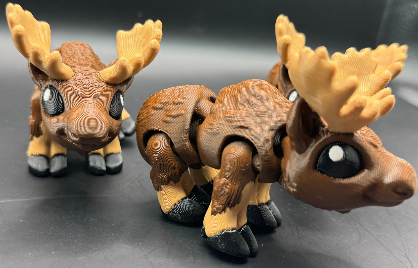 Articulated 3D printed Moose Figurine