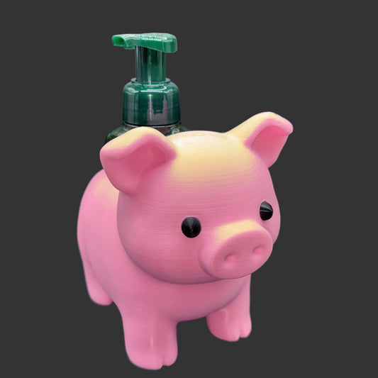 Piggy Soap Bottle Holder- 3D printed
