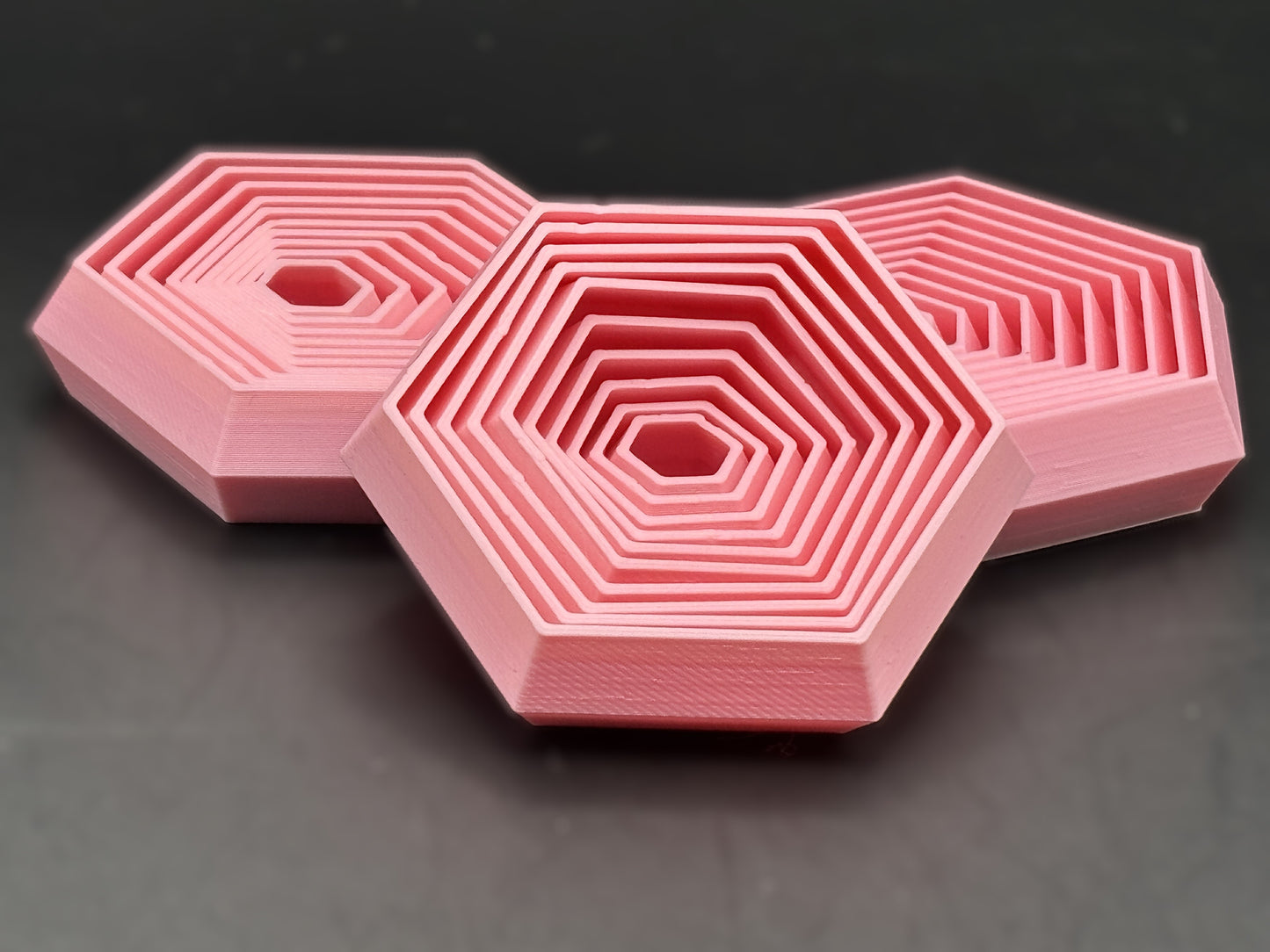3D printed Hexagon Fidgets
