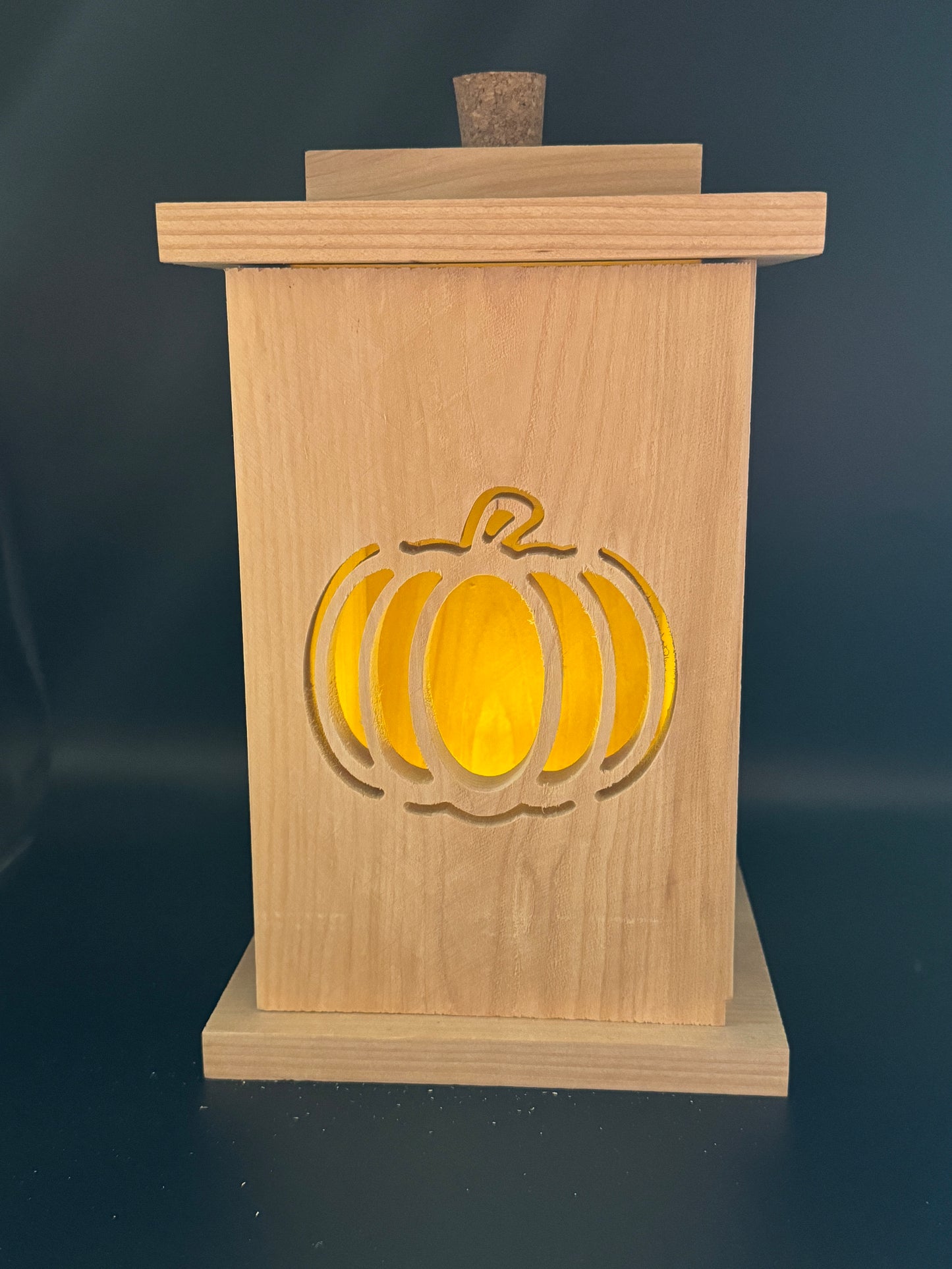 Solid Cedar Wood Lantern