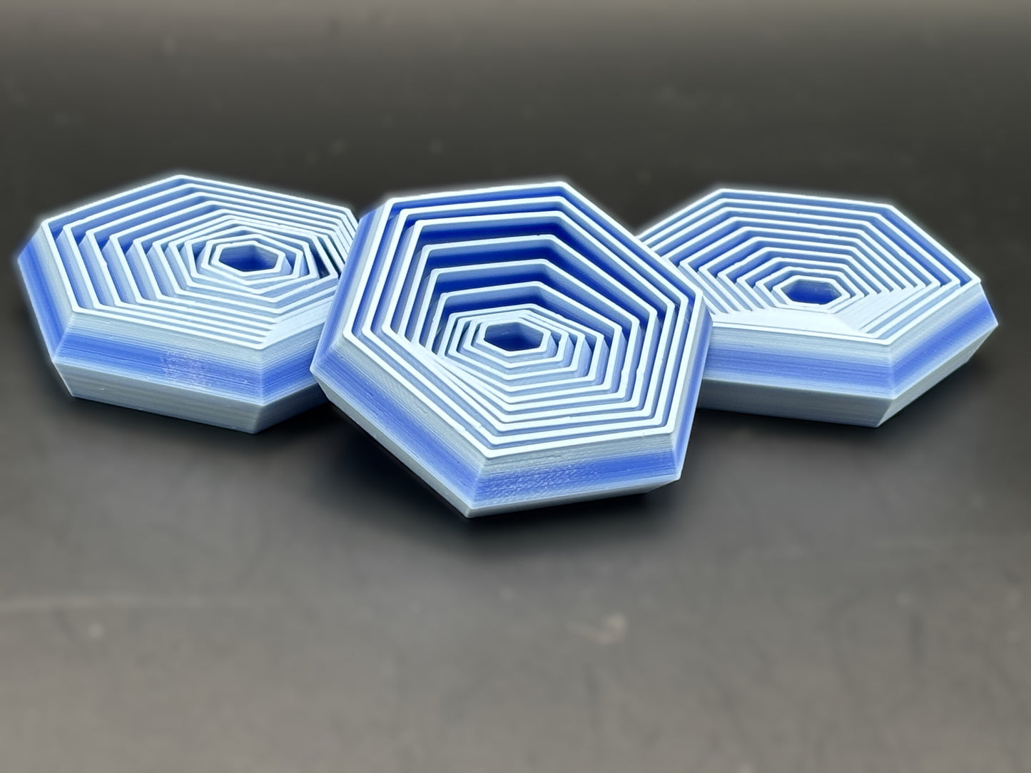3D printed Hexagon Fidgets